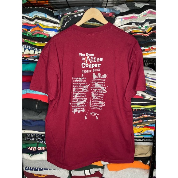 Vintage 2003 The Eyes of Alice Cooper Tour Men’s 2XL Band T-Shirt - Picture 4 of 4